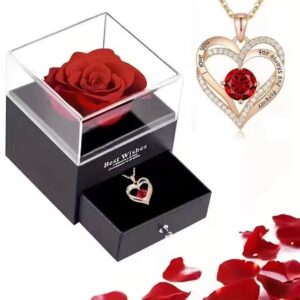 ROSE BOX + NECKLACE
