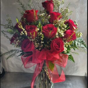 FRESHLY PICKED FLOWER IN VASE